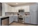 Modern kitchen with stainless steel appliances and gray cabinets at 2222 S Yellow Wood --, Mesa, AZ 85209