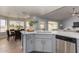 Updated kitchen with island and stainless steel appliances at 2222 S Yellow Wood --, Mesa, AZ 85209