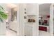 Neat bathroom with linen closet and access to bedroom and hallway at 24426 S Ribbonwood Dr, Sun Lakes, AZ 85248