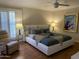 Main bedroom with plush bedding and ample closet space at 5132 N 31St N Way # 134, Phoenix, AZ 85016