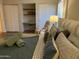 Main bedroom with built-in workspace and sitting area at 5132 N 31St N Way # 134, Phoenix, AZ 85016
