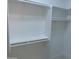 Large walk-in closet with double hanging rods and shelves at 846 N Pueblo Dr # 140, Casa Grande, AZ 85122