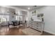 Elegant dining room with hardwood floors and a stylish buffet at 2518 E Campbell Ave, Phoenix, AZ 85016