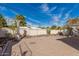 Large backyard with paved patio area, perfect for outdoor activities and relaxation at 2518 E Campbell Ave, Phoenix, AZ 85016