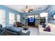 Relaxing living room, great for entertaining, includes comfortable seating at 27789 N 129Th Ln, Peoria, AZ 85383