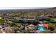 Aerial view of community pool, spa, and surrounding landscape at 27789 N 129Th Ln, Peoria, AZ 85383