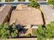 Aerial view of home showing backyard and patio at 27789 N 129Th Ln, Peoria, AZ 85383