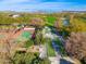 Aerial view of tennis and bocce ball courts in a community at 27789 N 129Th Ln, Peoria, AZ 85383