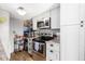 Modern kitchen with granite counters and stainless steel appliances at 2132 W Glenrosa Ave # 81D, Phoenix, AZ 85015