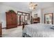 Bright bedroom with French doors opening to a patio at 2166 E Caroline Ln, Tempe, AZ 85284