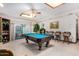 Fun game room with a pool table and plenty of space at 2166 E Caroline Ln, Tempe, AZ 85284