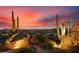 Spectacular city lights view at sunset at 11155 E Honda Bow Rd, Scottsdale, AZ 85262