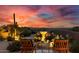 Relaxing patio with seating area and views, surrounded by desert plants at 11155 E Honda Bow Rd, Scottsdale, AZ 85262