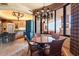 Cozy breakfast nook with a round table and chairs, offering scenic views at 11155 E Honda Bow Rd, Scottsdale, AZ 85262