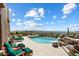 Expansive infinity pool and spa with breathtaking views at 11155 E Honda Bow Rd, Scottsdale, AZ 85262