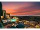Luxury pool and spa area with amazing sunset views at 11155 E Honda Bow Rd, Scottsdale, AZ 85262