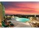 Stunning infinity pool overlooking city lights at 11155 E Honda Bow Rd, Scottsdale, AZ 85262
