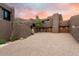 Private courtyard with attached garage and beautiful architecture at 11155 E Honda Bow Rd, Scottsdale, AZ 85262