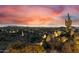 Breathtaking vista of city lights at night from a desert perch at 11155 E Honda Bow Rd, Scottsdale, AZ 85262