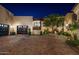 Private courtyard with fire pit and a double car garage at 18610 W Porter Dr # 93, Goodyear, AZ 85338