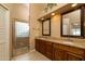 Double vanity bathroom with granite countertop at 851 N Pineview Dr, Chandler, AZ 85226