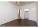 Bedroom with door to bathroom at 851 N Pineview Dr, Chandler, AZ 85226