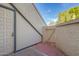 Small patio area with access to storage and gate at 1222 W Baseline Rd # 121, Tempe, AZ 85283