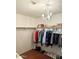 Spacious walk-in closet with ample hanging space and shelving at 8953 E Yucca St, Scottsdale, AZ 85260