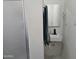 Small bathroom with shower stall, sink, and mirror at 11126 W Hollywood Ave, Youngtown, AZ 85363