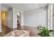 Spacious bedroom with hardwood floors and access to patio at 1425 E Desert Cove Ave # 49, Phoenix, AZ 85020