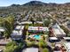 Aerial view highlighting building location near mountains at 1425 E Desert Cove Ave # 49, Phoenix, AZ 85020