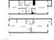 Two-story floor plan, including kitchen, living room, and bedrooms at 1425 E Desert Cove Ave # 49, Phoenix, AZ 85020