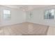 Spacious dining area with tile flooring and large windows at 28614 N Sunset Dr, San Tan Valley, AZ 85143