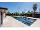 Stunning pool and spa with spacious patio and pergola at 2301 E Osborn Rd, Phoenix, AZ 85016