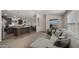 Open concept kitchen with island and seating at 9333 E University Dr # 45, Mesa, AZ 85207