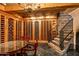Impressive wine cellar with ample storage and tasting area at 8100 N 68Th St, Paradise Valley, AZ 85253