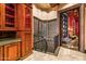 Partial view of a spiral staircase leading to the lower level at 8100 N 68Th St, Paradise Valley, AZ 85253