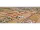 Aerial view of property showing lot lines and surrounding area at 50910 W Long Rifle Rd, Aguila, AZ 85320