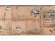 Aerial view showing two lots with houses; desert setting at 50910 W Long Rifle Rd, Aguila, AZ 85320