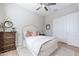 Charming bedroom with a full-size bed and ample closet space at 17795 E Stocking Trl, Rio Verde, AZ 85263