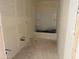 New construction bathroom with shower at 4294 E Bradford Ave, San Tan Valley, AZ 85143