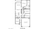 Single story home floor plan with 3 bedrooms and 2 bathrooms at 38155 W Excussare Way, Maricopa, AZ 85138