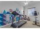 Home gym with a treadmill and other exercise equipment at 964 W Saguaro Ln, San Tan Valley, AZ 85143