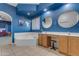 Elegant bathroom with double sinks, a soaking tub, and a shower at 964 W Saguaro Ln, San Tan Valley, AZ 85143