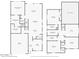 Two-story floor plan featuring 3 bedrooms, 3 bathrooms, and a 2 car garage at 19834 W Rancho Dr, Litchfield Park, AZ 85340
