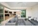 Relaxing covered patio with seating area overlooking the pool at 20594 W Pasadena Ave, Buckeye, AZ 85396
