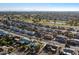 Aerial view of residential neighborhood with golf course at 10452 W Meade Dr, Sun City, AZ 85351