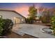 Updated backyard with patio and fire pit at 10452 W Meade Dr, Sun City, AZ 85351
