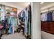 Spacious walk-in closet with ample shelving and hanging space at 4526 E Vista Bonita Dr, Phoenix, AZ 85050