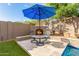 Cozy fire pit area with comfortable seating for outdoor gatherings at 4526 E Vista Bonita Dr, Phoenix, AZ 85050